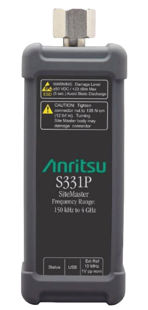 Anritsu S331P Site Master Ultraportable Cable and Antenna Analyzer; 4 and 6 GHz Models
