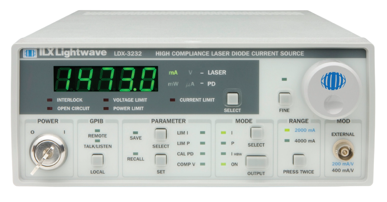 ILX Lightwave LDX-3232 Laser Diode Driver, Precision