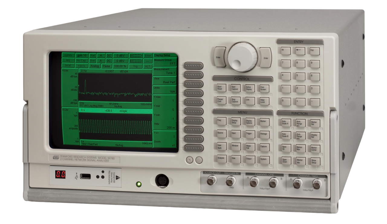 Stanford Research SR780 – Dual Dynamic Signal Analyzer
