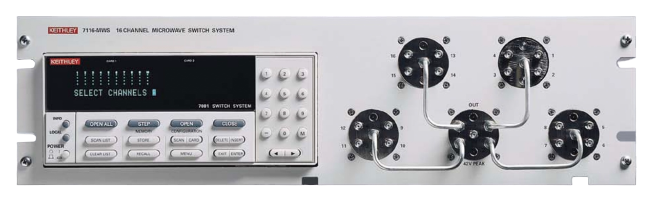 Keithley 7116-MWS 16 Channel Microwave Switch System