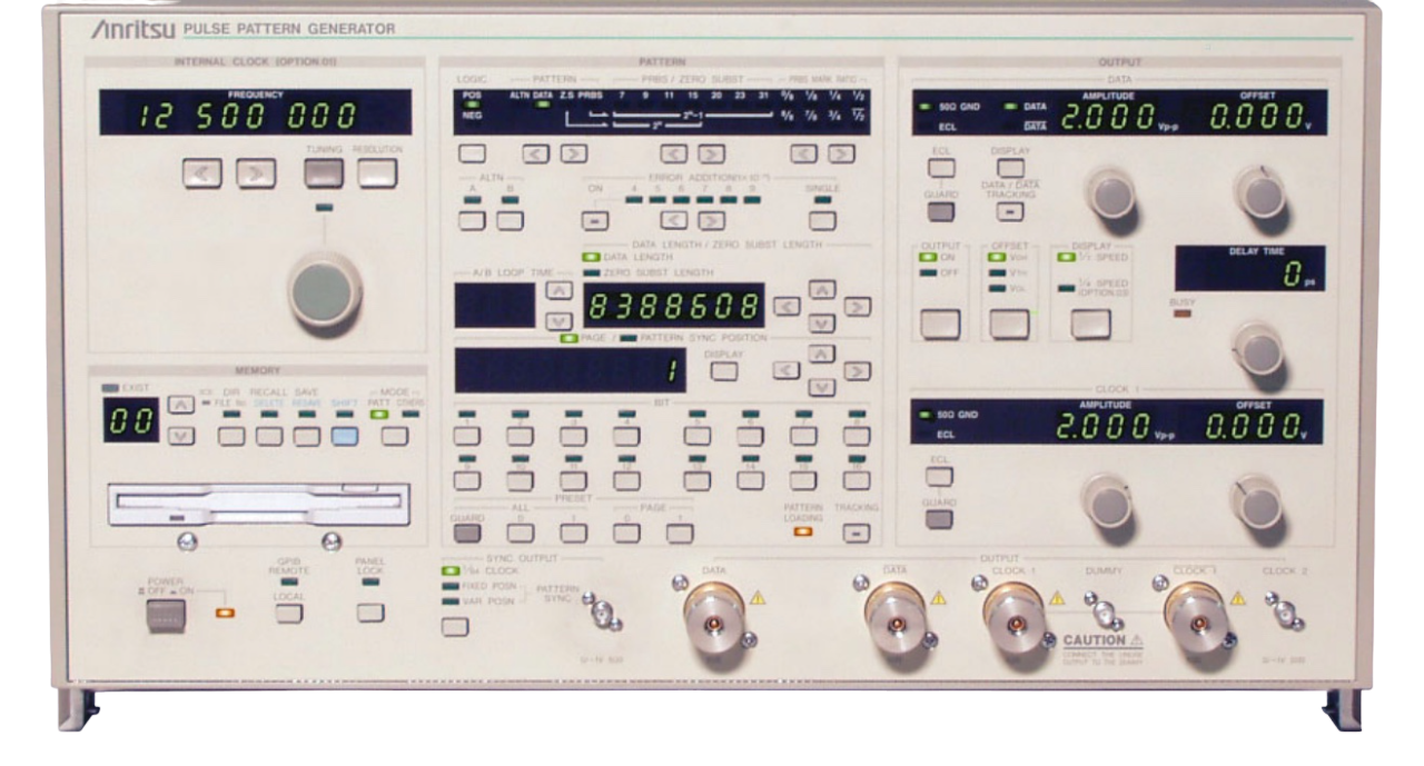 Anritsu MP1763C – Pulse Pattern Generator 12.5G