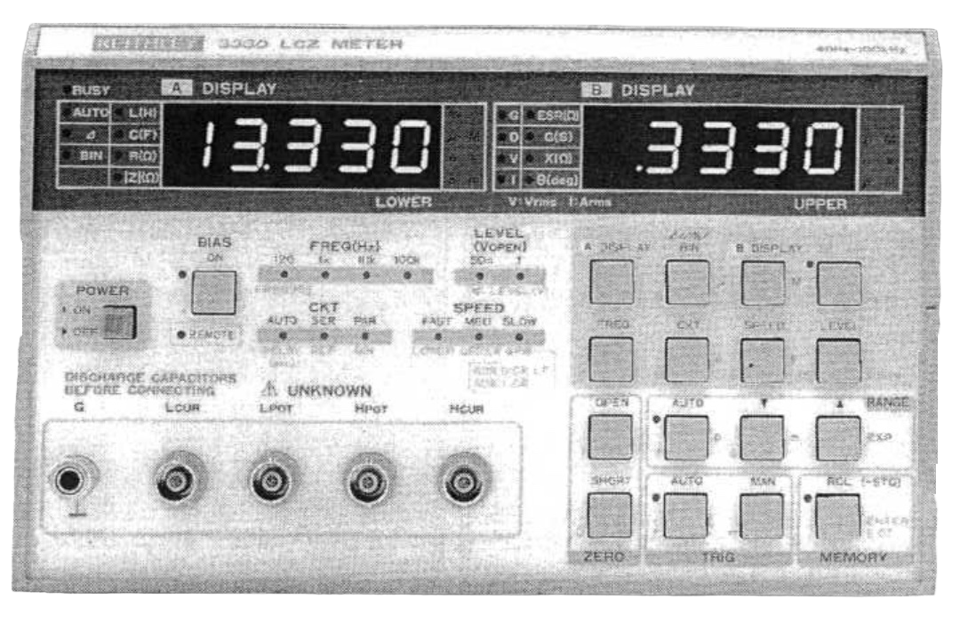 Keithley 3330 NF 2330A LCZ Meter 201 Frequencies from 40Hz to 100KHz