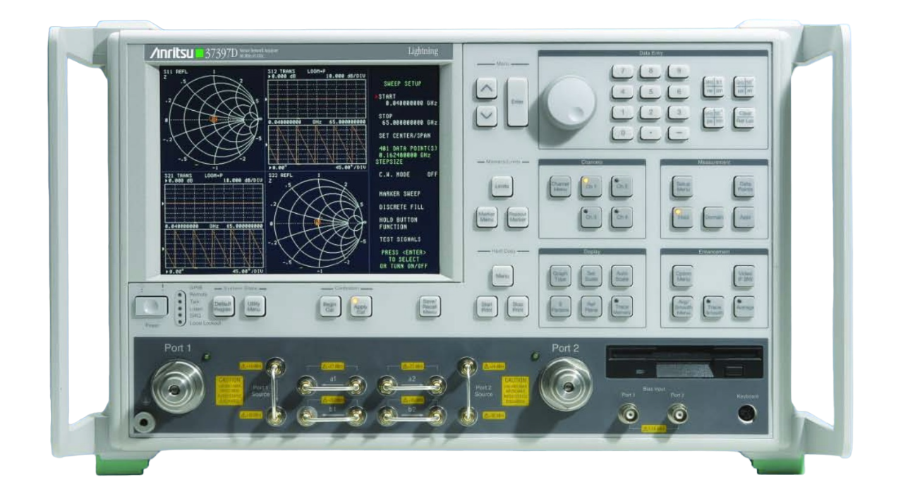Anritsu 37397D – Vector Network Analyzer System; 40MHz to 65/67GHz