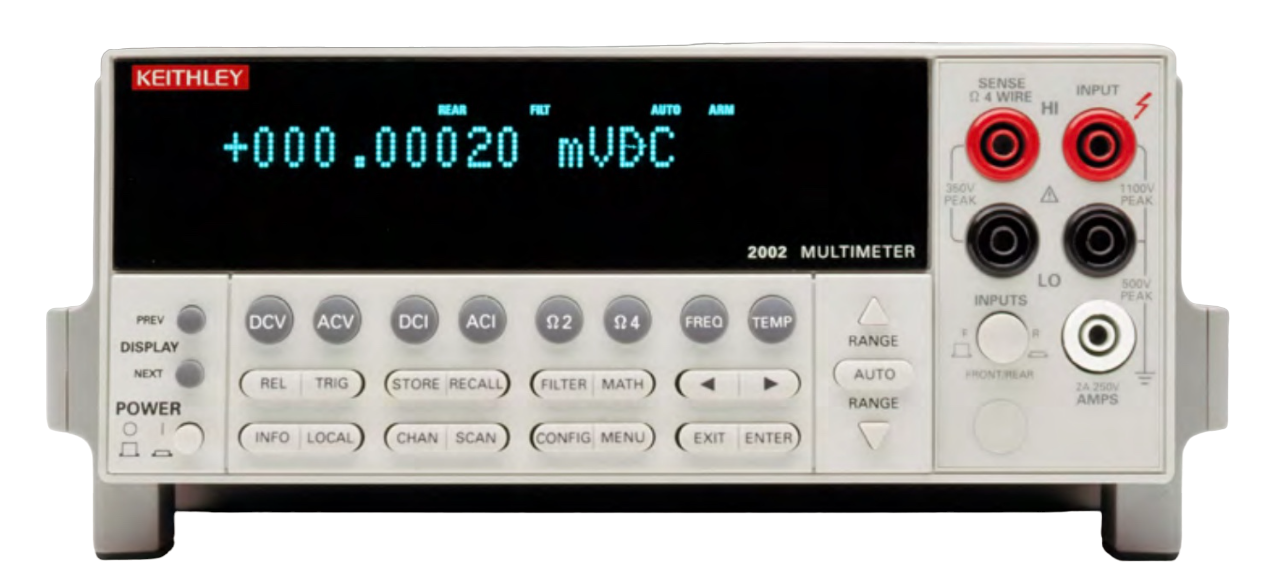 Keithley 2002/MEM2 – 8½-Digit Multimeter with Scanning