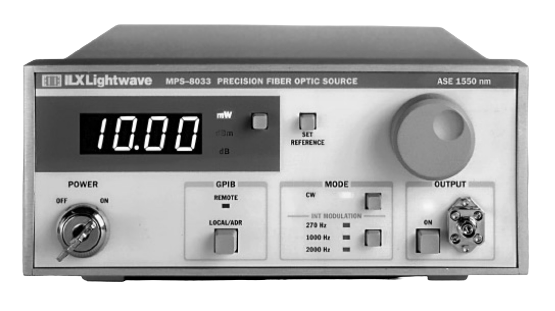 ILX Lightwave MPS-8033 – Precision Fiber Optic Source