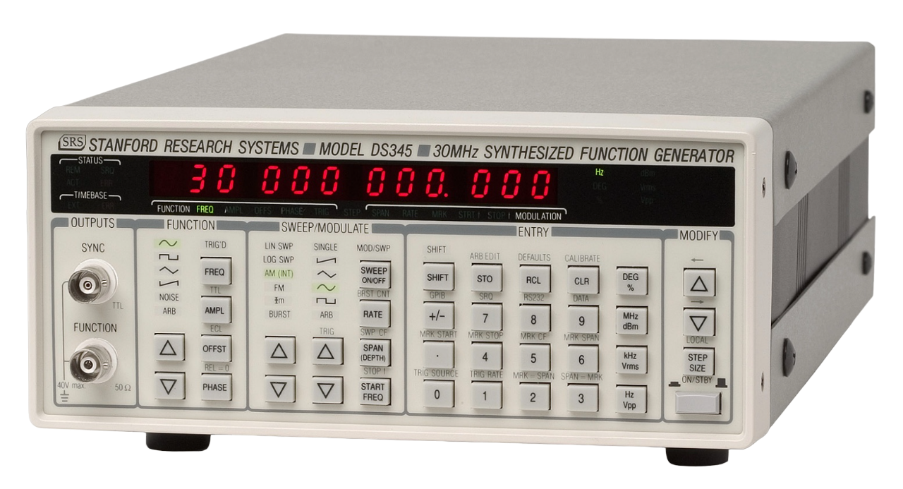 Stanford Research DS345 – 30MHz Synthesized Function Generator