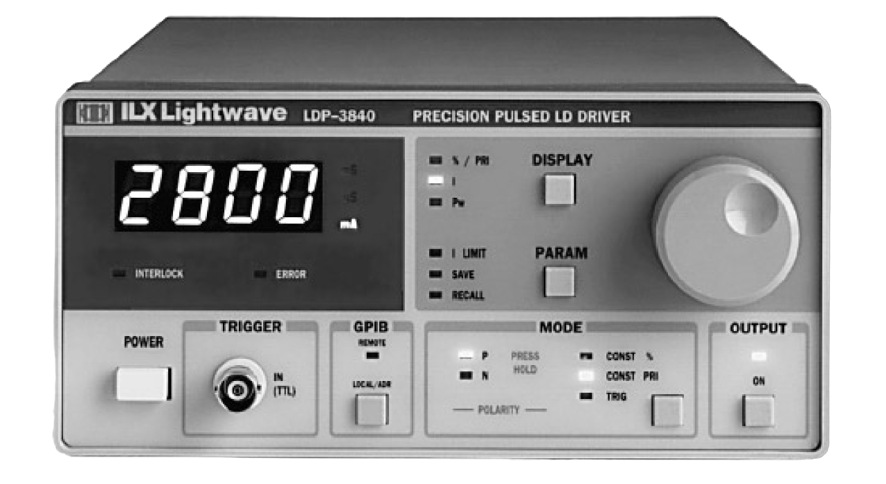 ILX Lightwave LDP-3840/01  – Precision Pulsed Current Source, 1A
