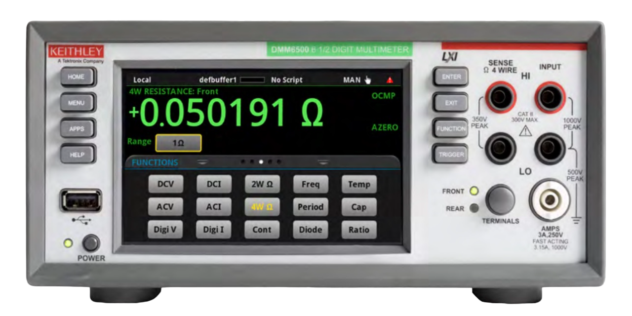 Keithley DMM6500 6.5 Digit Multimeter with Graphical Touchscreen