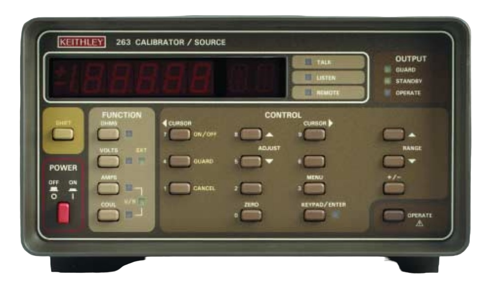 Keithley 263 Calibrator Source With GPIB Interface Keithley 263 Calibrator Source With GPIB Interface