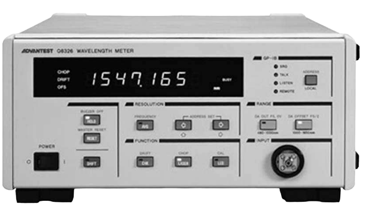 Advantest Q8326 480nm-1650nm Optical Wavelength Meter