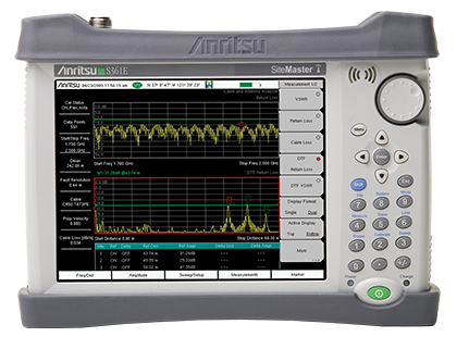 Anritsu S361E Site Master Handheld Cable and Antenna Analyzer; 2 MHz to 6 GHz