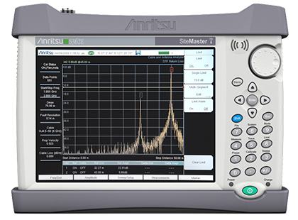 Anritsu S362E Site Master Handheld Cable & Antenna Analyzer; 2 MHz to 6 GHz