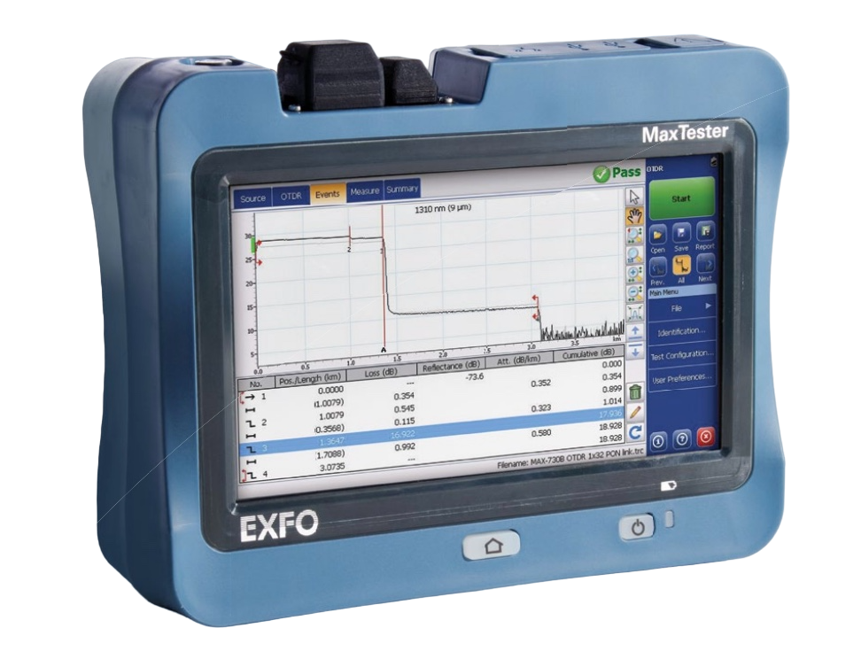 EXFO MaxTester 730B – Optical Time Domain Reflectometer