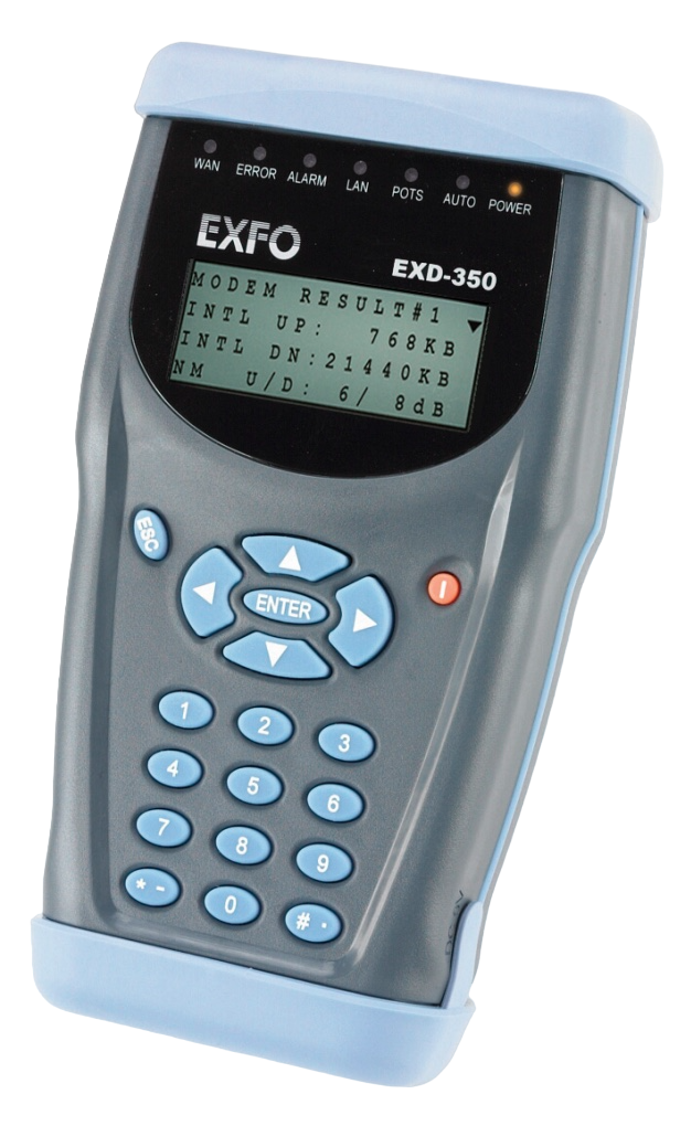 EXFO EXD-350 Advanced ADSL2+ Tester