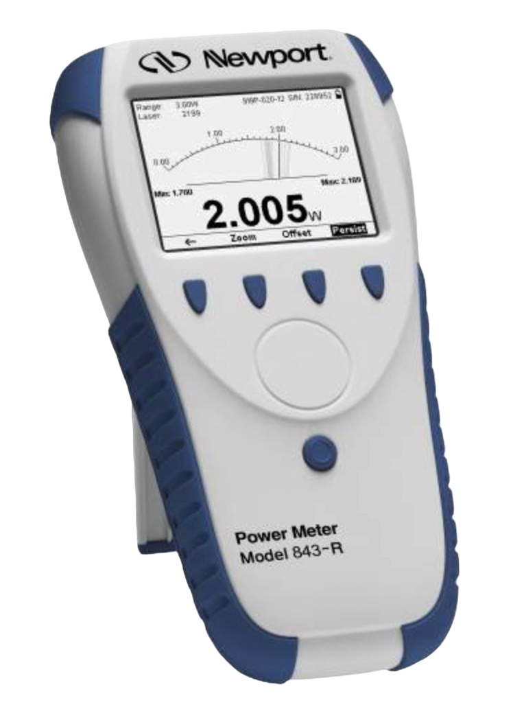 Newport 843-R Optical Power Meter, Economical, Handheld, Laser power and Energy