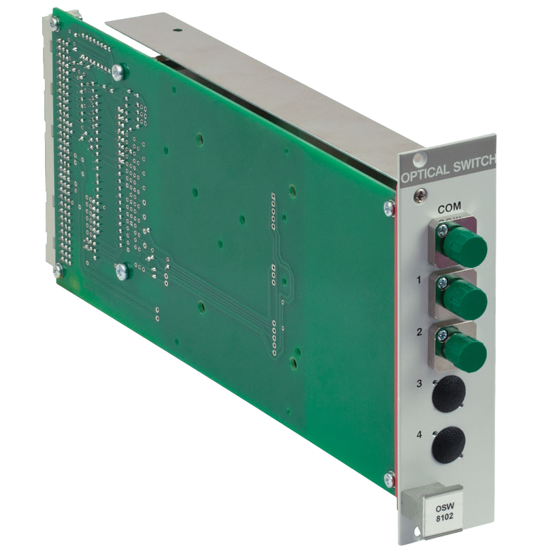 ThorLabs OSW8102 PRO8 Series Optical Switch, 1 x 2 MEMS, FC/APC, 1 Slot Wide ThorLabs OSW8102 PRO8 Series Optical Switch, 1 x 2 MEMS, FC/APC, 1 Slot Wide