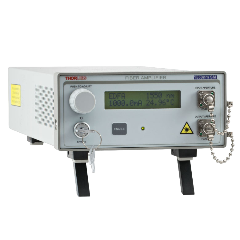 ThorLabs EDFA100S Erbium-Doped Fiber Amplifier, >20 dBm, Single Mode