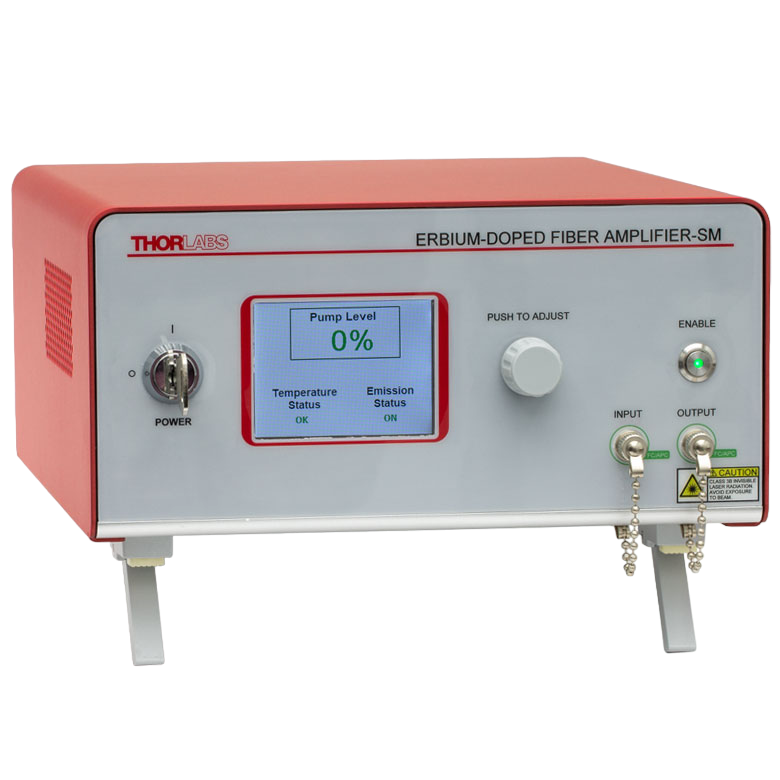 ThorLabs EDFA300S Erbium-Doped Fiber Amplifier, >24.5 dBm, Single Mode