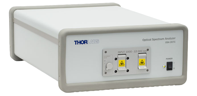 ThorLabs OSA207C Fourier Transform Optical Spectrum Analyzer, 1.0 – 12.0 µm ThorLabs OSA207C Fourier Transform Optical Spectrum Analyzer, 1.0 - 12.0 µm