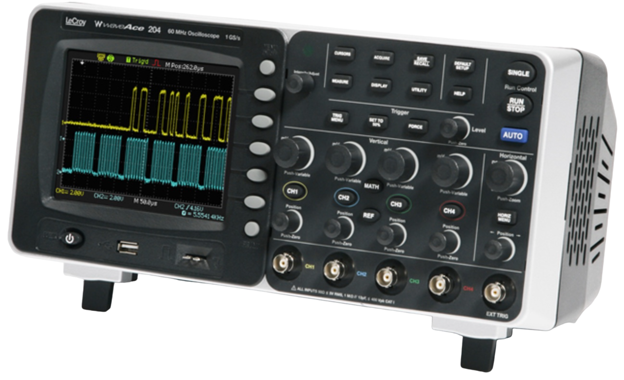 LeCroy 204 WaveAce Digital Oscilloscope 60 MHz, 4 Channel