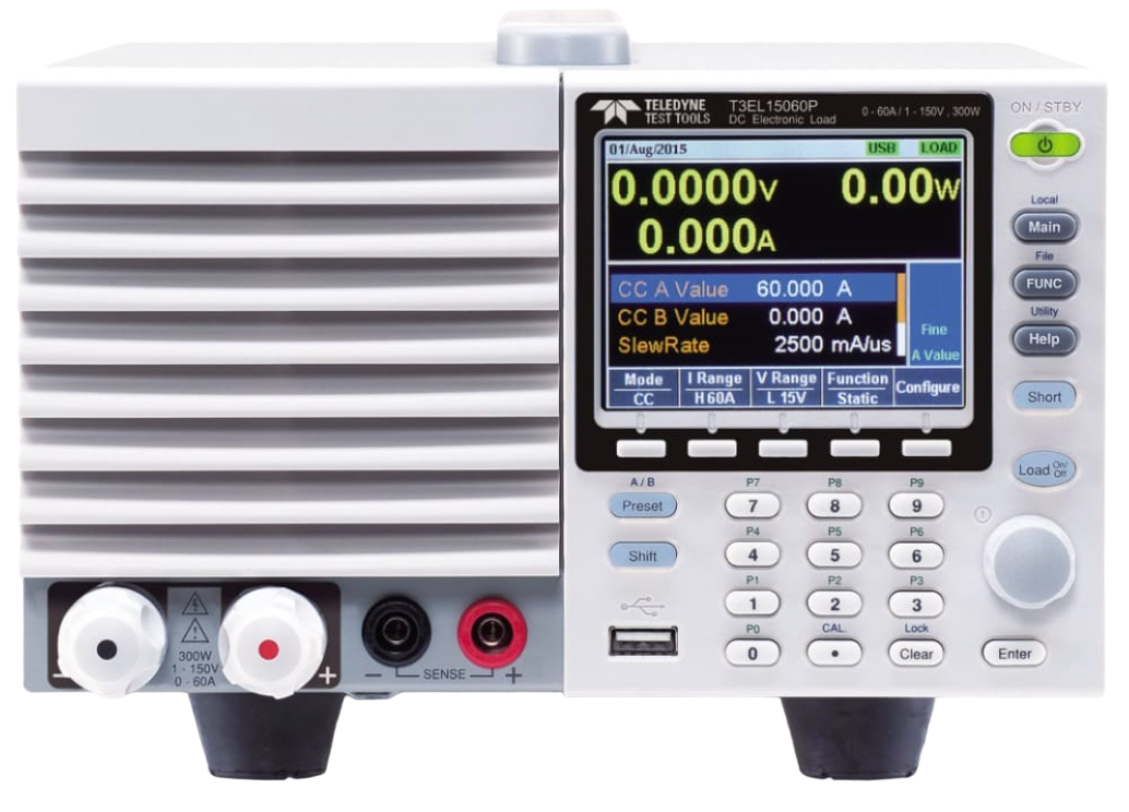 Teledyne LeCroy T3EL15060P Programmable Single Channel DC Electronic Load, 150V/60A/300W