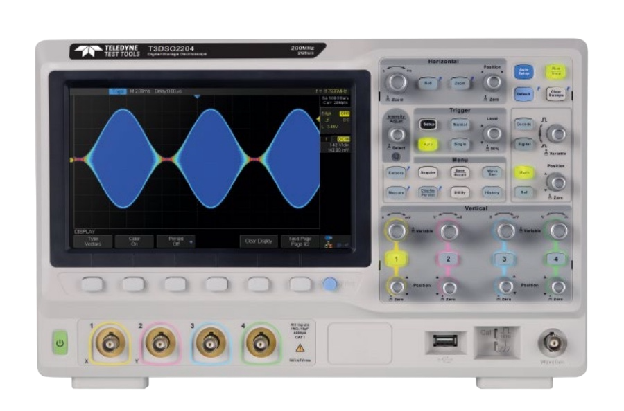 Teledyne LeCroy T3DSO2204A - 200 MHz / 4 Channel Digital Oscilloscope