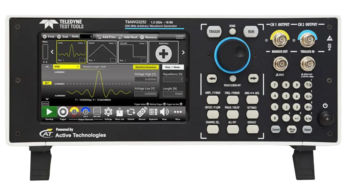 Teledyne LeCroy T3AWG3252 - High Definition Dual Channel Arbitrary Waveform Generator, 250 MHz