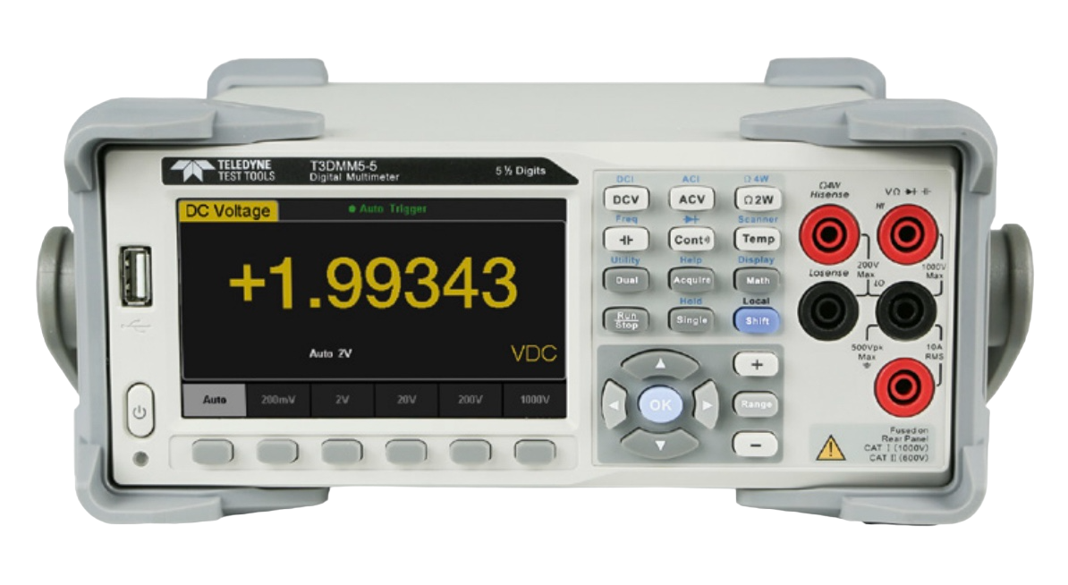 Teledyne LeCroy T3DMM5-5 True RMS Digital Multimeter, 5.5 Digit
