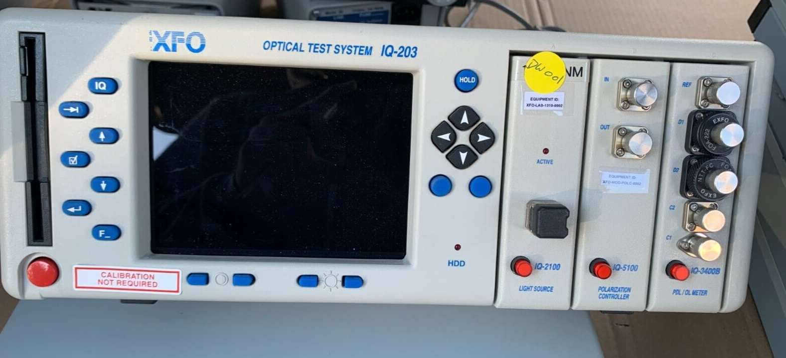 EXFO IQ-203 Optical Test System W/ IQ-2100,IQ5100,IQ3400B