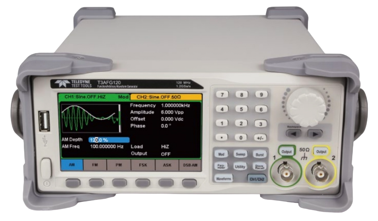 Teledyne LeCroy T3AFG200 - Function/Arbitrary Waveform Generator, 200 MHz, 2 Channels