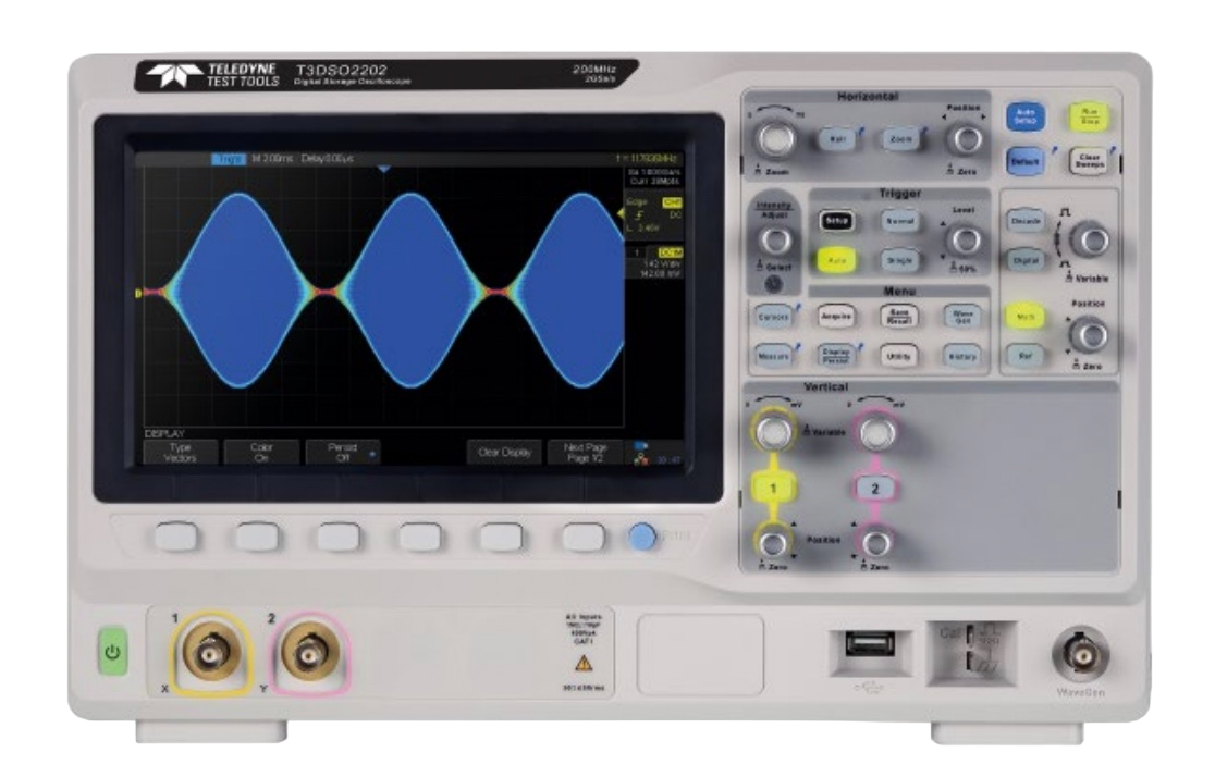 Teledyne LeCroy T3DSO2202 Oscilloscope, 2 Channel, 200 MHz