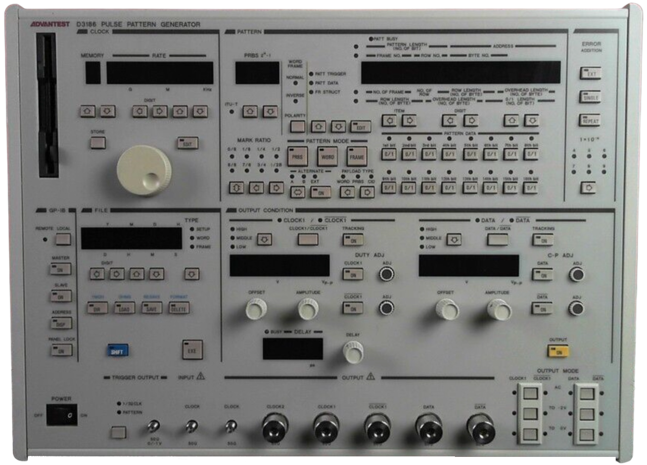 Advantest D3186 - Pulse Pattern Generator, 150 Mbps to 12 Gbps