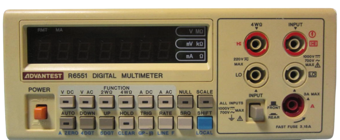 Advantest R6551 Digital multimeter