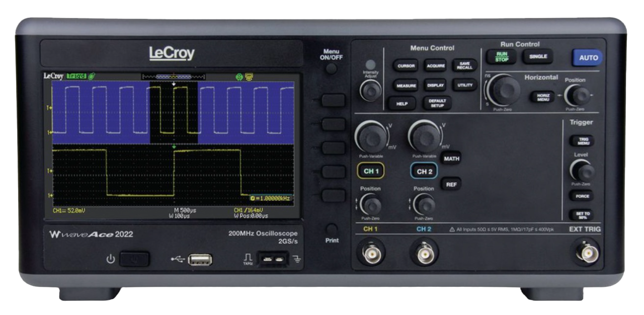 Teledyne LeCroy WaveAce 2022 Digital Oscilloscope, 2 Channel, 200MHz