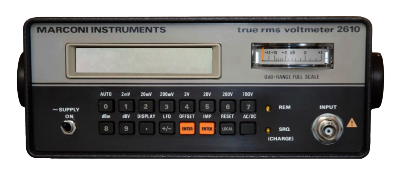 Marconi IFR Aeroflex 2610 5Hz to 25MHz True RMS Voltmeter