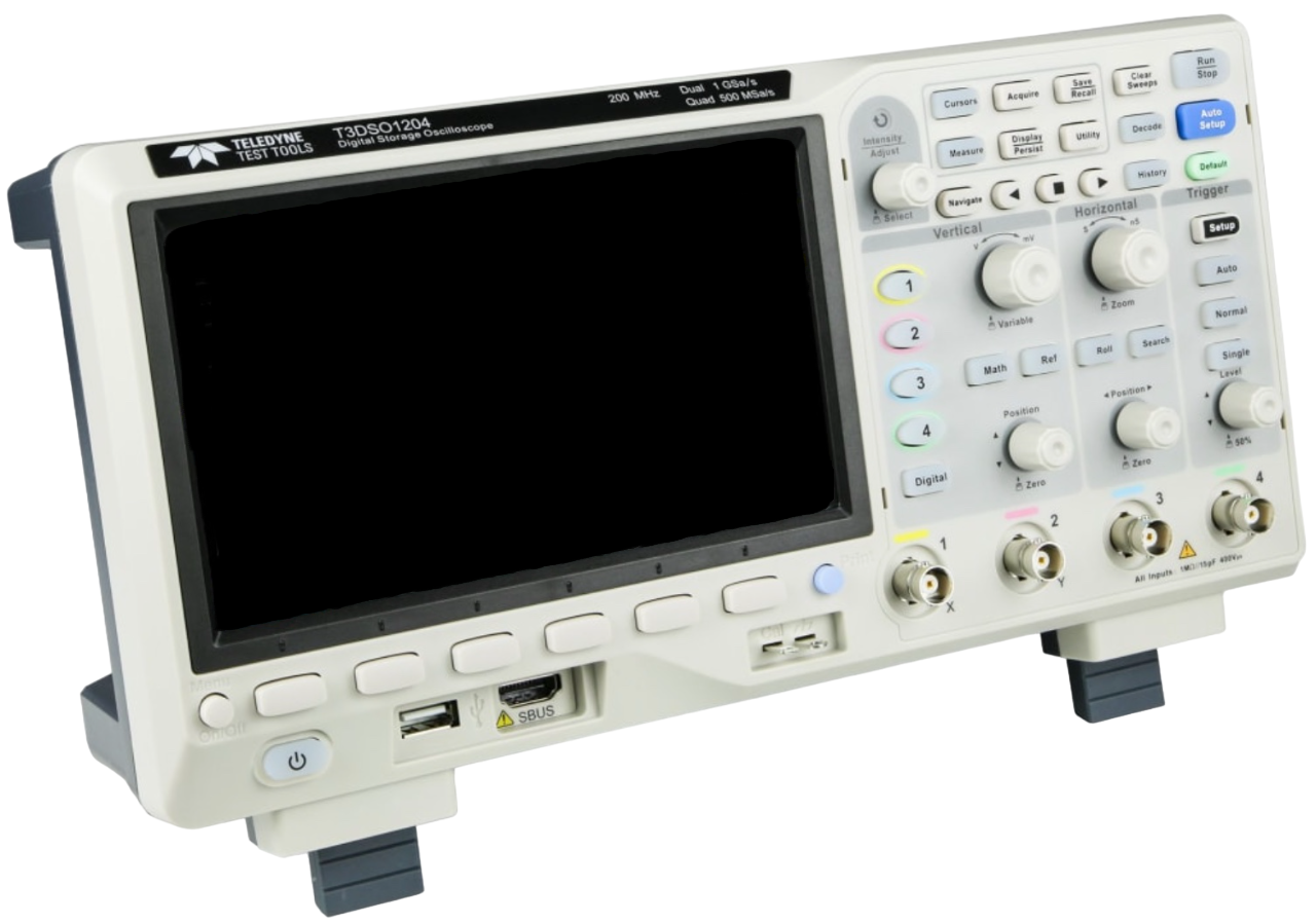 Teledyne LeCroy T3DSO1204 - Four Channel, 200 MHz Bandwidth
