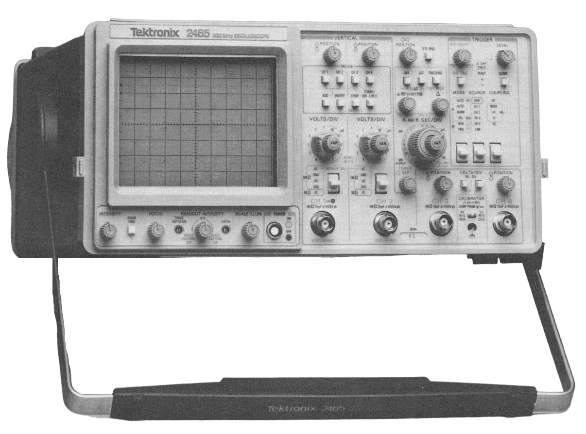 Tektronix 2465 300MHz 4 Channel Oscilloscope