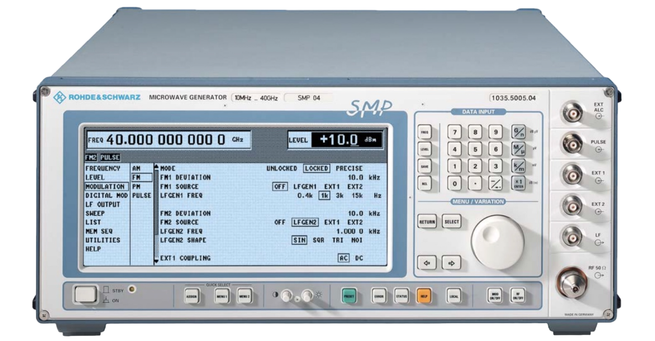 Rohde & Schwarz SMP04 2-40GHz Microwave Signal Generator