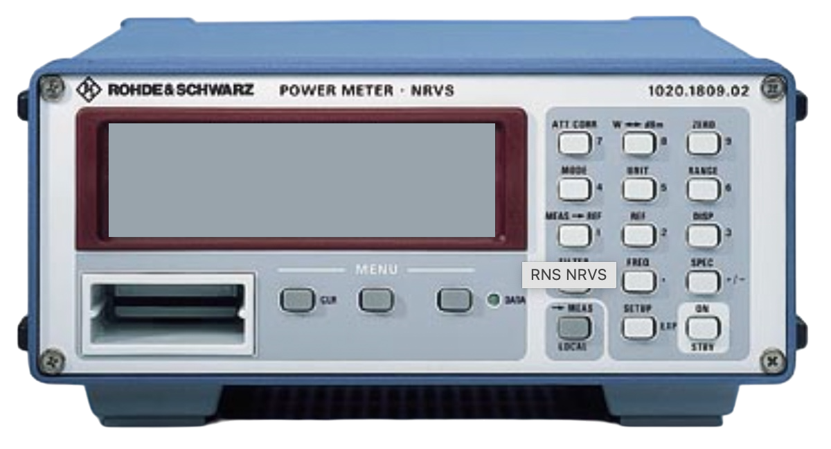 Rohde & Schwarz NRVS Single Channel RF Power Meter