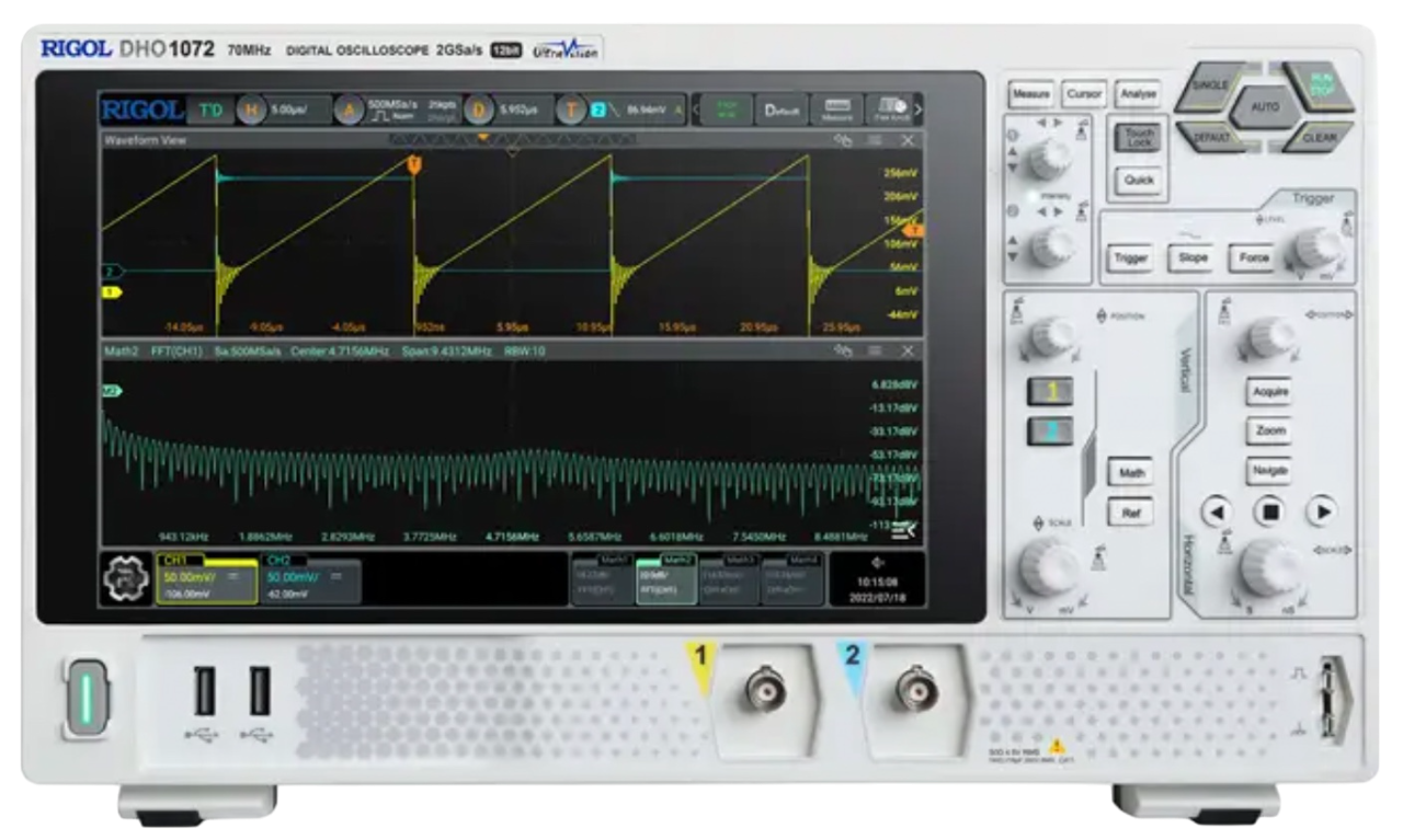 Rigol DHO1072 - 2-Channel Digital Oscilloscope (70 MHz)
