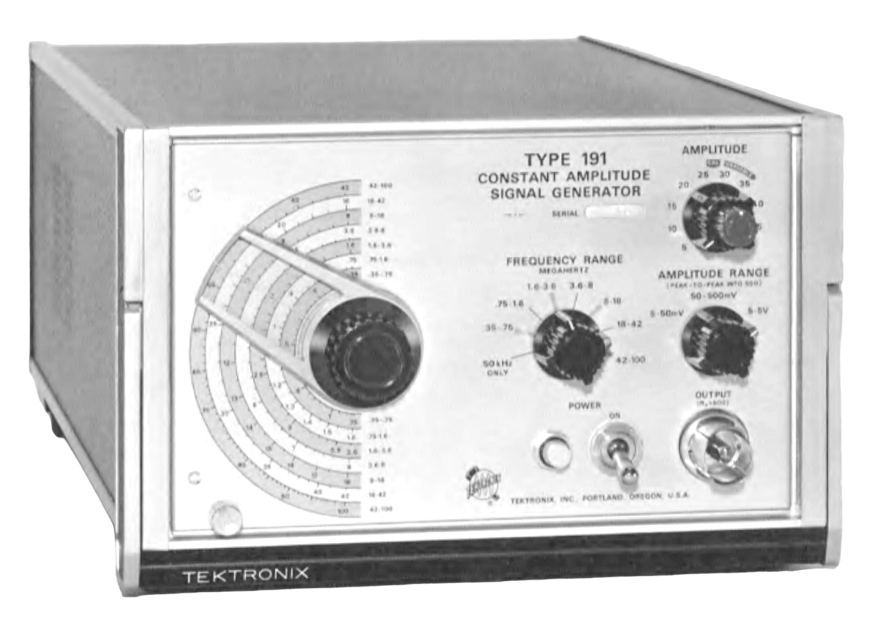 Tektronix Type 191 Constant Amplitude Signal Generator