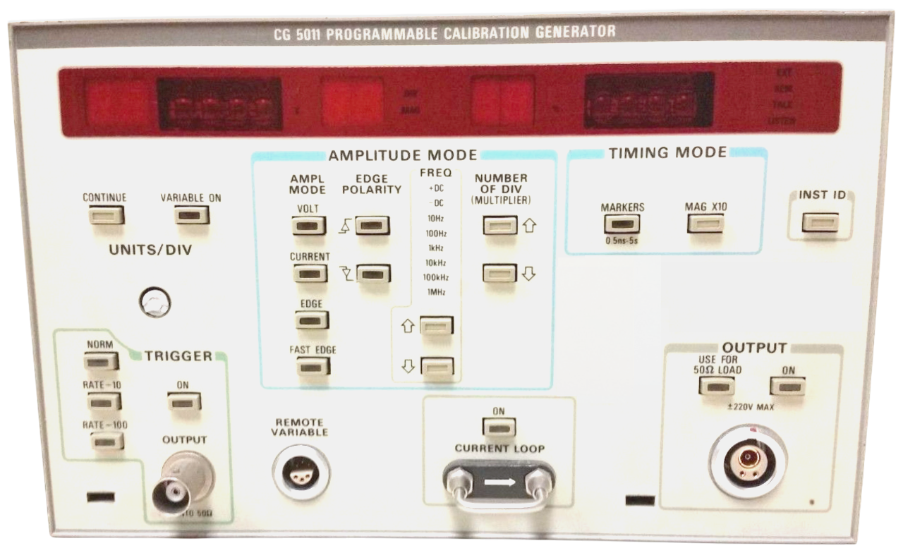 Tektronix CG5011 Programmable Calibration Generator