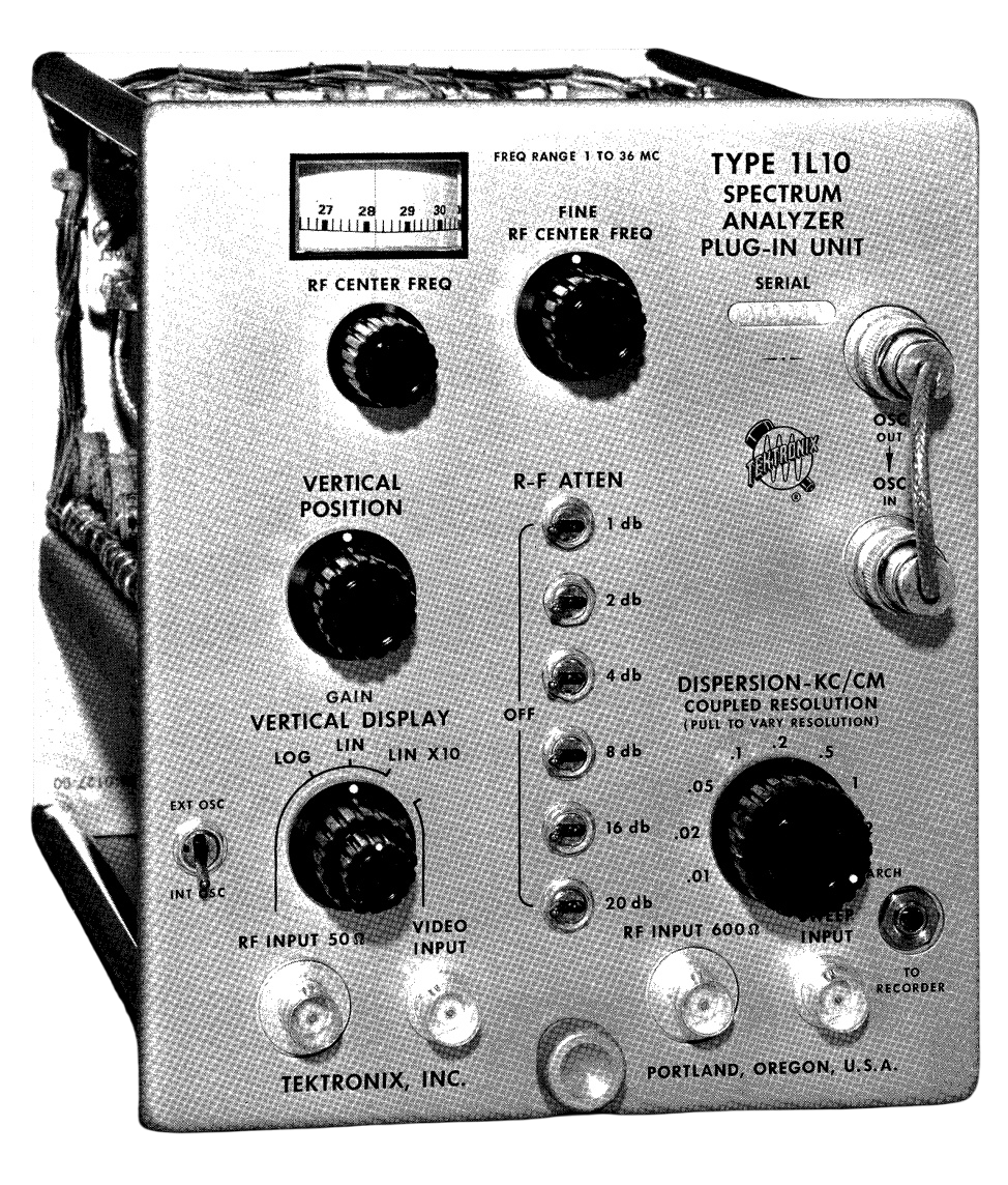 Tektronix Type 1L10 Spectrum Analyzer