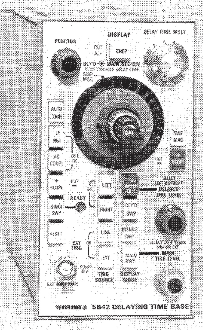 Tektronix 5B42 60 MHz dual timebase plug-in