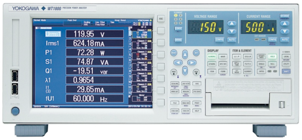 Yokogawa WT1800 High Performance Power Analyzer