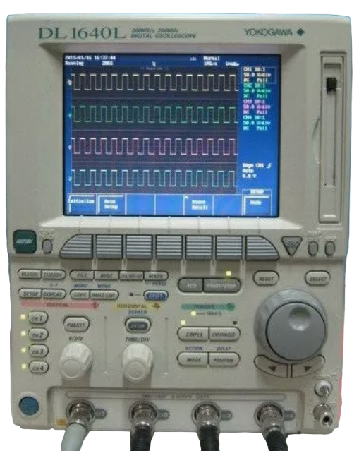 Yokogawa DL1640L Digital Oscilloscope, 200MHz, 200MS/s - Wyoming  Electronics Inc