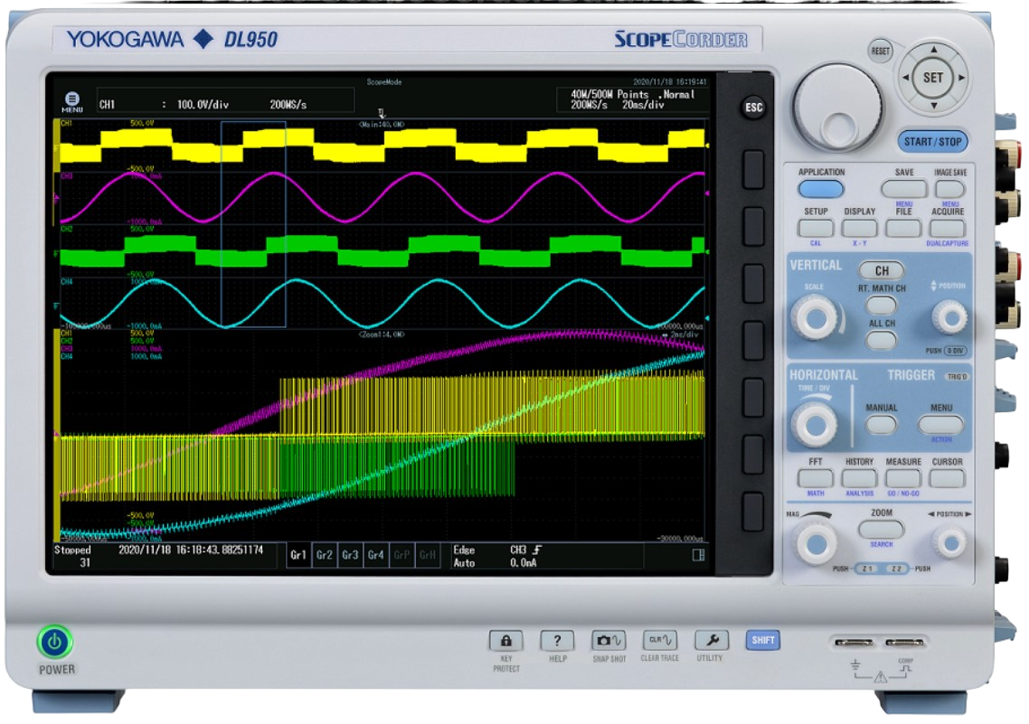 Yokogawa DL950 ScopeCorder Data Acquisition Recorder - Wyoming