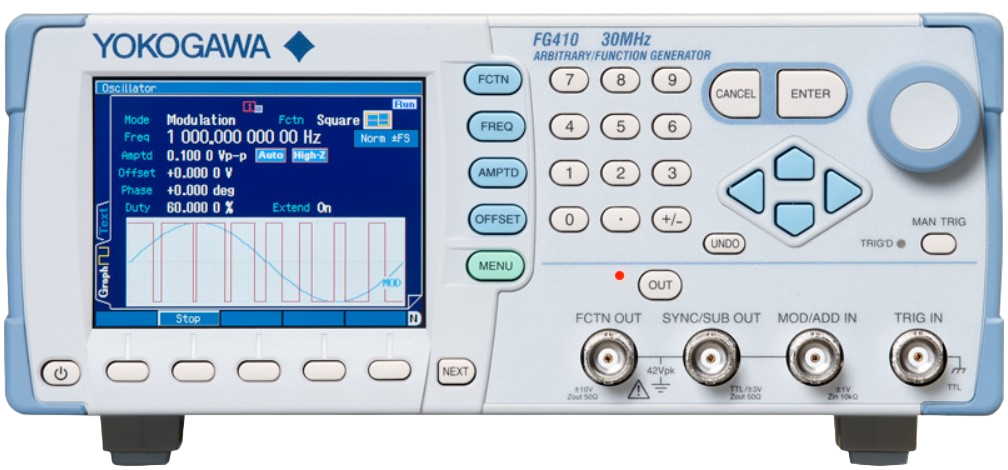 Yokogawa FG410 Arbitrary/Function Generator, 1-Channel, 30 MHz
