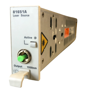 Agilent / Keysight 81651A Laser Source Module **CALIBRATED**