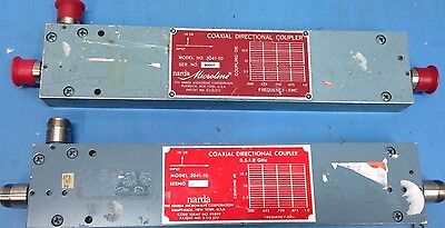 Narda 3041-10 Type N Coaxial Directional Coupler 0.5 to 1 GHz